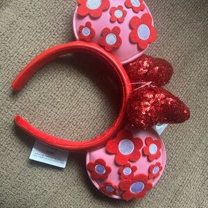 Disney Red and Pink Minnie Mouse Hair Accessory
